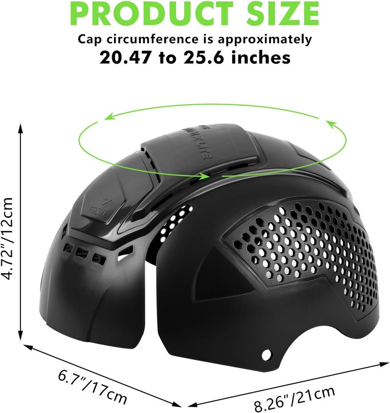 GREEN DEVIL Matrix Lite Series Bump Cap Insert for Baseball Caps EN 812 Universal Safety Bump Hat Insert for Men Women Vented Lightweight - Image 5